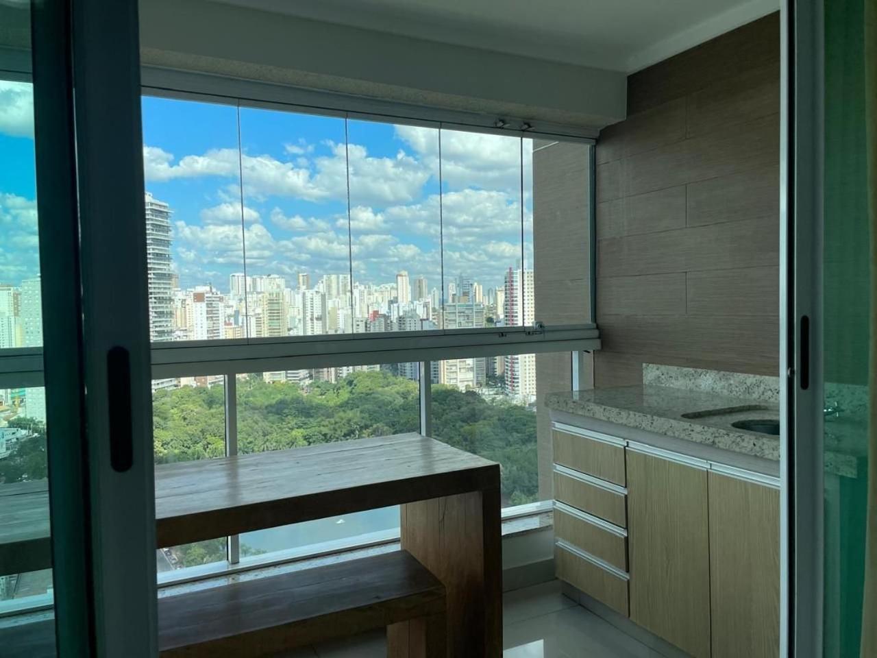 Moderno Flat Com Vista Para O Parque Vaca Brava Гояния Екстериор снимка